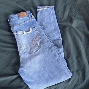American Eagle Outfitters Blue Skinny Jeans